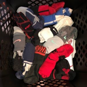 12 Pairs of Nike/Jordan Elite Socks